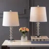 Jonathan Y Kevin 22" Glass/metal Led Table Lamp (set Of 2)