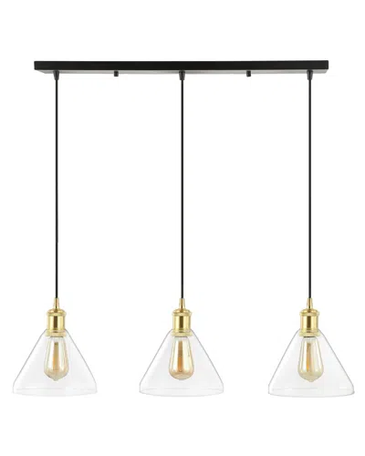 Jonathan Y Kiawah 3-light Led Pendant In Neutral