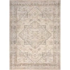 Jonathan Y Koda Vintage Native American Medallion Machine-washable Area Rug In Cream/brown