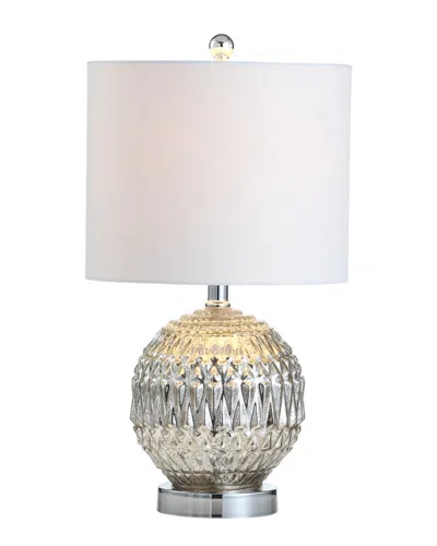 Jonathan Y Krister 20.5in Glass Metal Led Table Lamp