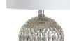 Jonathan Y Krister Glass/metal Led Table Lamp In Silver