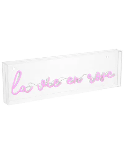 Jonathan Y La Vie En Rose Contemporary Glam Acrylic Neon Lighting