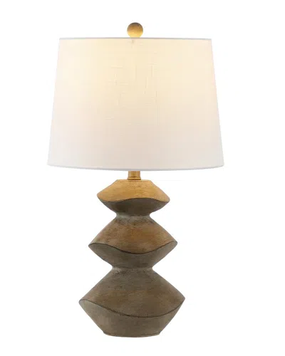 Jonathan Y Laken Table Lamp In Nude