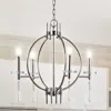 Jonathan Y Laura 23" Crystal/metal Led Chandelier
