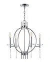 Jonathan Y Laura 23in Crystalmetal Led Pendant
