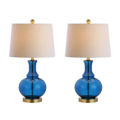 Jonathan Y Lavelle 25" Glass Led Table Lamp