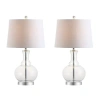 Jonathan Y Designs Set Of 2 Lavelle 25in Glass Table Lamps