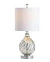 Jonathan Y Lawrence 20.5in Glass Metal Led Table Lamp