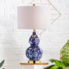JONATHAN Y LEE 27" CERAMIC CHINOISERIE LED TABLE LAMP