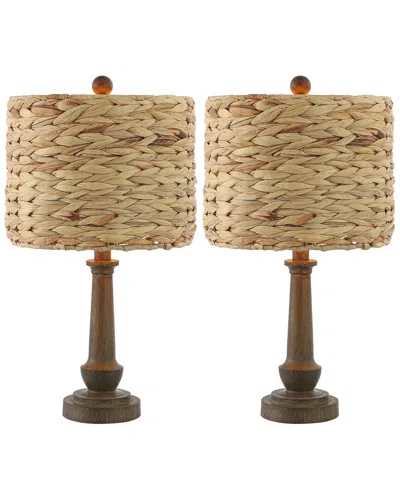 Jonathan Y Leona Table Lamp In Brown