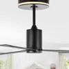 Jonathan Y Levi 52" 1-light Contemporary Minimalist 6-speed Iron Height Adjustable Integrated Led Ceiling Fan W