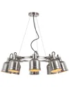 Jonathan Y Liam 26.5in 8-light Metal Led Pendant Chandelier