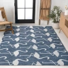 Jonathan Y Liana Casual Coastal Flamingos Two-tone Indoor/outdoor Area Rug In Multi