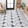 Jonathan Y Liana Casual Coastal Flamingos Two-tone Indoor/outdoor Area Rug In Multi
