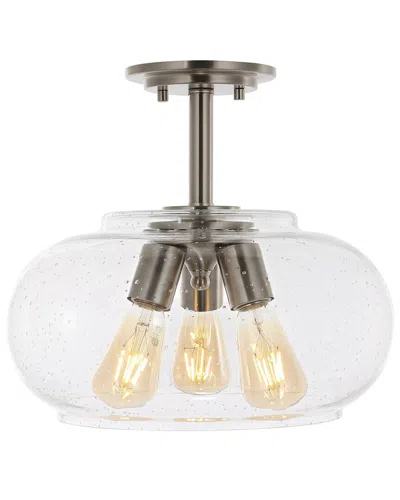 Jonathan Y Lina Semi Flush Mount In Transparent