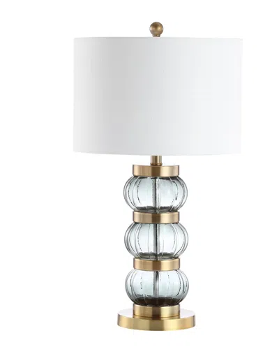Jonathan Y Linna 27.5in Glass Metal Table Lamp