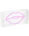 Jonathan Y Lips Contemporary Glam Acrylic Neon Lighting