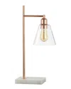 Jonathan Y Sabrina 28.5" Vintage-inspired Industrial Iron Led Table Lamp With Pull-chain And Usb Charging Port,