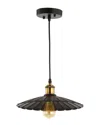 Jonathan Y Lotus 12.25in Adjustable Metal Led Pendant
