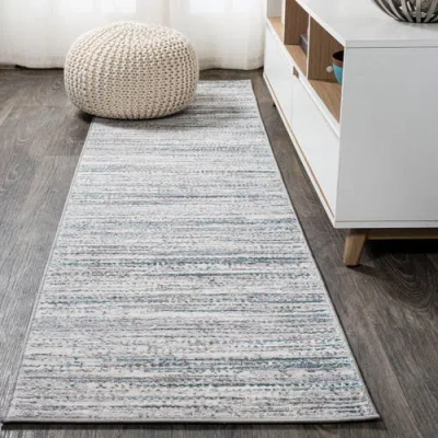Jonathan Y Lotus Modern Persian Floral Area Rug In Gray/turquoise