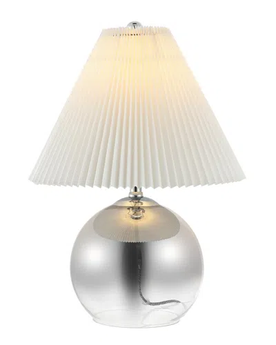 Jonathan Y Louis Table Lamp In Metallic