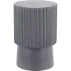 Jonathan Y Louisa 19" Modern Art Deco Tambour Indoor/outdoor Accent Table In Gray Terrazzo