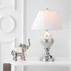 Jonathan Y Louise 27" Mirrored Led Table Lamp