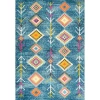 Jonathan Y Love Geometric Area Rug In Dark Blue/multi