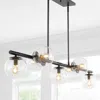 Jonathan Y Luca Parisian 53" 7-light Modern Glam Iron Globe Linear Led Pendant