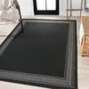 Jonathan Y Lucia Classic Diamond Border Indoor/outdoor Area Rug In Black/gray