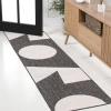 Jonathan Y Lucian Modern Geometric Abstract Two-tone Area Rug