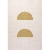 Jonathan Y Luola Minimalist Geometric Machine-washable Area Rug In Cream/moss