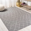 Jonathan Y Madaba Moroccan Trellis Indoor/outdoor Area Rug In Gray/cream