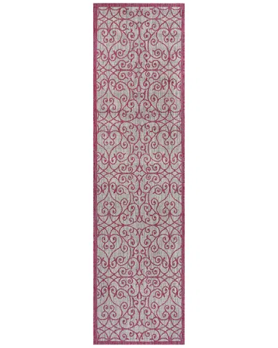 Jonathan Y Madrid Vintage Filigree Textured Weave Rug In Gray