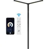 Jonathan Y Madsen 18.25" 2-light Modern Minimalist Iron Integrated Plug-in Led Sconce For Ceiling Co In Black