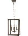 Jonathan Y Magnolia 12.13in 4-light Adjustable Iron Rustic Farmhouse Led Pendant In Metallic