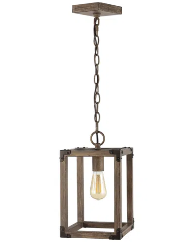 Jonathan Y Magnolia 8.13in Adjustable Iron Rustic Farmhouse Led Pendant In Metallic