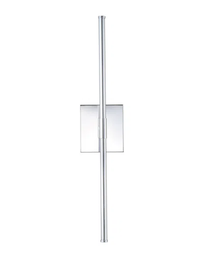 Jonathan Y Makena 28in Dimmable Integrated Led Metal Wall Sconce In White