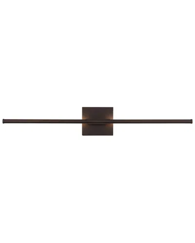 Jonathan Y Makena 28in Dimmable Integrated Led Wall Sconce In Brown