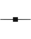 Jonathan Y Makena Dimmable Integrated Led Metal Wall Sconce In Black