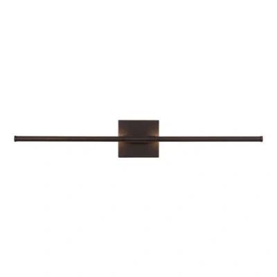 Jonathan Y Makena Modern Minimalist Dimmable Integrated Led Metal Wall Sconce In Black