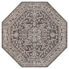 Jonathan Y Malta Bohemian Medallion Textured Weave Octagon Indoor/outdoor Area Rug In Brown
