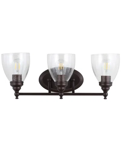 Jonathan Y Marais 22.5in 3-light Metal Glass Led Wall Sconce In Multi