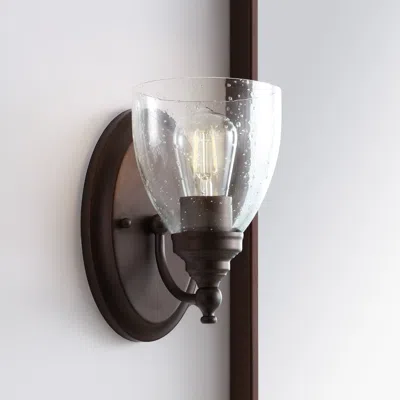 Jonathan Y Marais 5.5" Metal/glass Led Vanity In Transparent