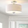 Jonathan Y Marc 15" Metal/crystal Led Semi-flush Mount