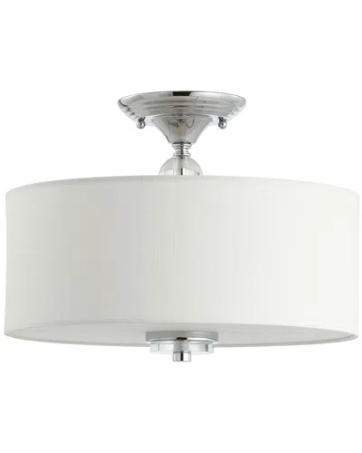 Jonathan Y Marc 15in Metal Crystal Led Semi-flush Mount