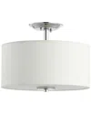 Jonathan Y Marc 15in Metal Crystal Led Semi-flush Mount