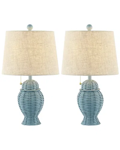 Jonathan Y Margi Table Lamp In White