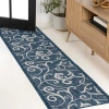 Jonathan Y Maribel Traditional Classic All-over Scroll Indoor/outdoor Area Rug In Blue