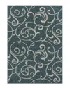 Jonathan Y Maribel Traditional Classic All-over Scroll Indoor/outdoor Area Rug In Turquoise